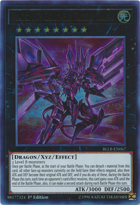 Number 107: Galaxy-Eyes Tachyon Dragon - BLLR-EN067 - Ultra 