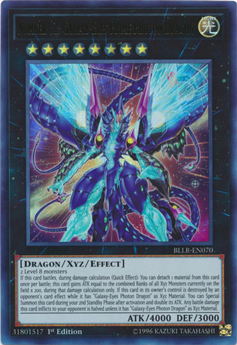 Number 62: Galaxy-Eyes Prime Photon Dragon - BLLR-EN070 - Ultra Rare