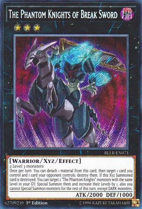 The Phantom Knights of Break Sword - BLLR-EN071 - Secret Rare 