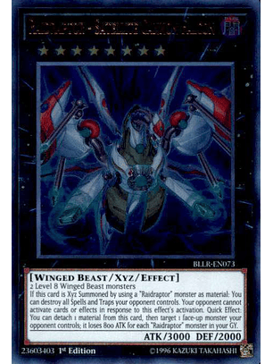 Raidraptor - Satellite Cannon Falcon - BLLR-EN073 - Ultra Rare 