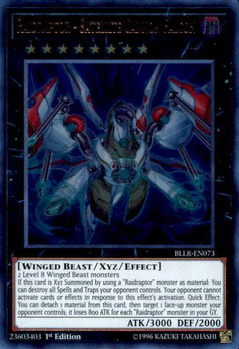 Raidraptor - Satellite Cannon Falcon - BLLR-EN073 - Ultra Rare 