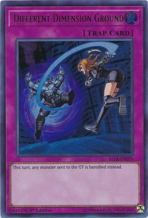 Different Dimension Ground - BLLR-EN079 - Ultra Rare