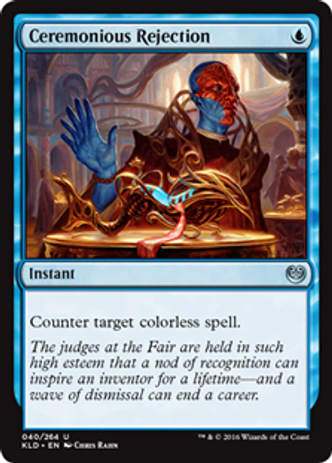 Ceremonious Rejection - KLD