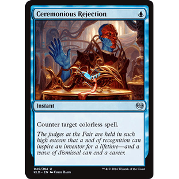 Ceremonious Rejection - KLD