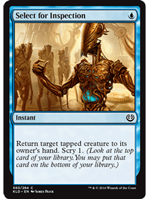 Select for Inspection - KLD