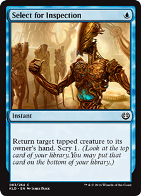 Select for Inspection - KLD