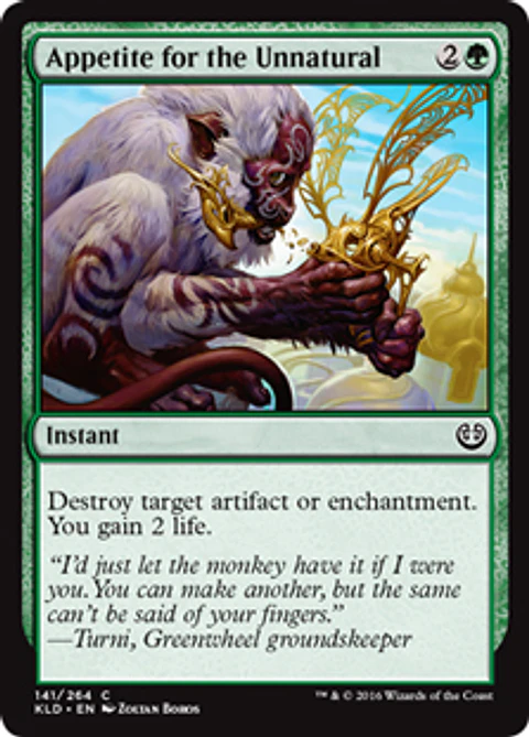 Appetite for the Unnatural - KLD - C