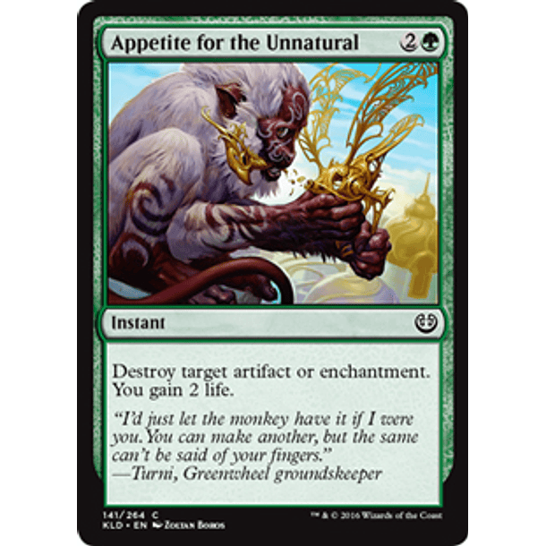 Appetite for the Unnatural - KLD
