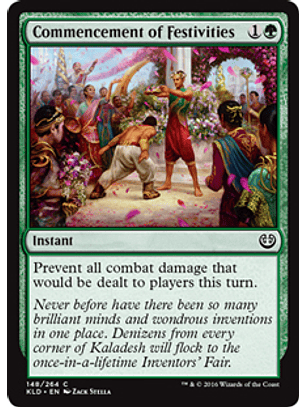 Commencement of Festivities - KLD