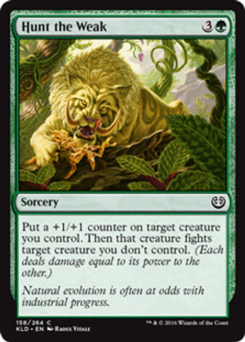 Hunt the weak - KLD