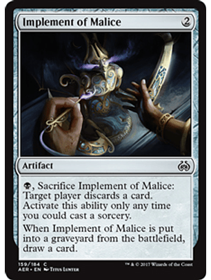 Implement of Malice - AER