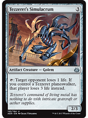 Tezzeret's Simulacrum - AER
