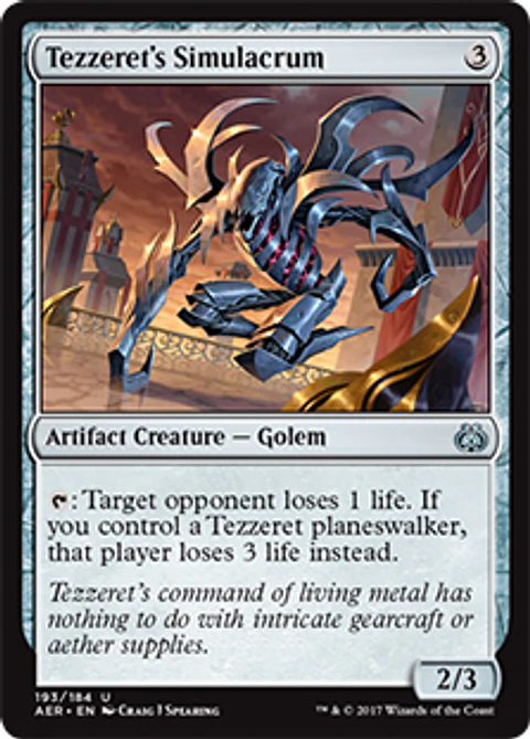 Tezzeret's Simulacrum - AER