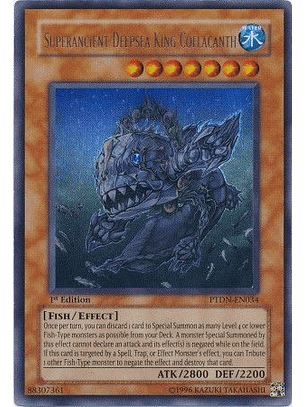 Superancient Deepsea King Coelacanth - PTDN-EN034 - Ultra Rare
