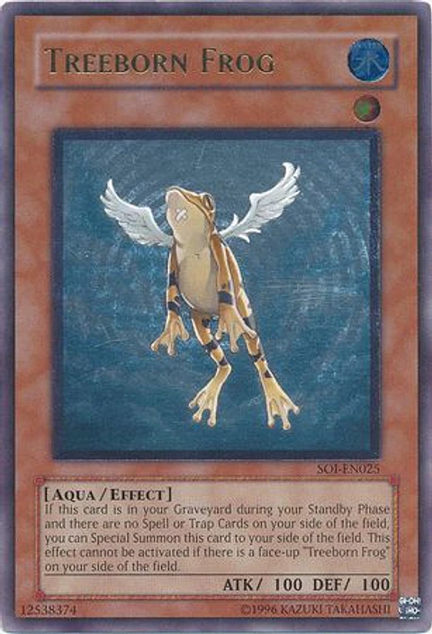 Ultimate Rare - Treeborn Frog - SOI-EN025 (dañada)