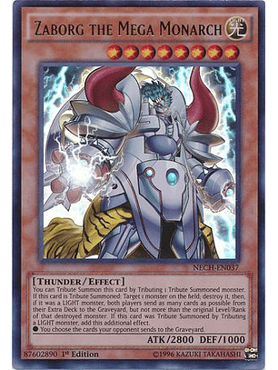 Zaborg the Mega Monarch - NECH-EN037 - Ultra Rare