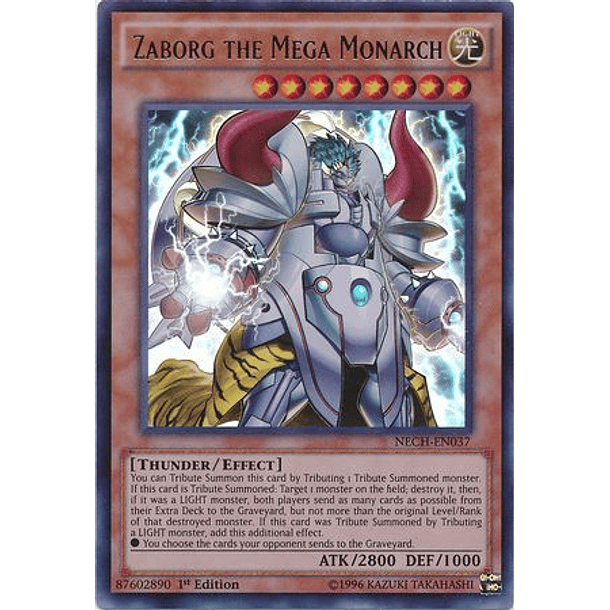 Zaborg the Mega Monarch - NECH-EN037 - Ultra Rare