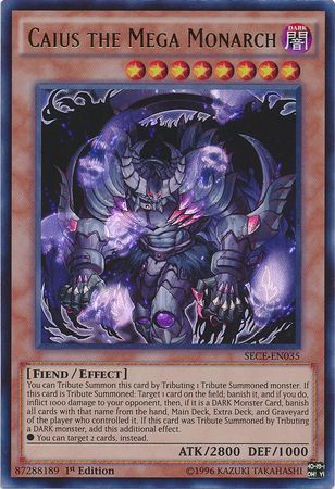 Caius the Mega Monarch - SECE-EN035 - Ultra Rare 1