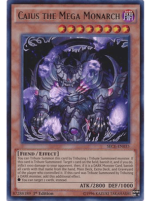 Caius the Mega Monarch - SECE-EN035 - Ultra Rare