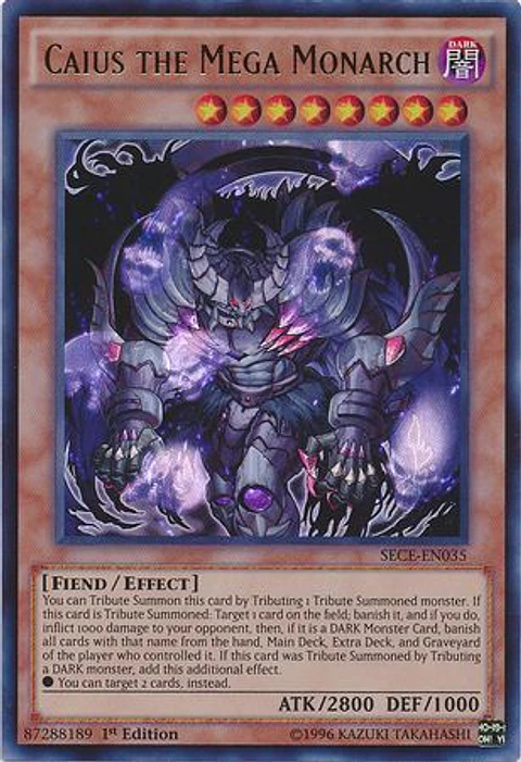Caius the Mega Monarch - SECE-EN035 - Ultra Rare