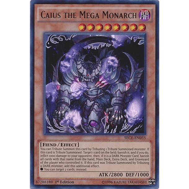Caius the Mega Monarch - SECE-EN035 - Ultra Rare