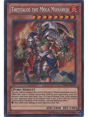Thestalos the Mega Monarch - PRIO-EN035 - Secret Rare