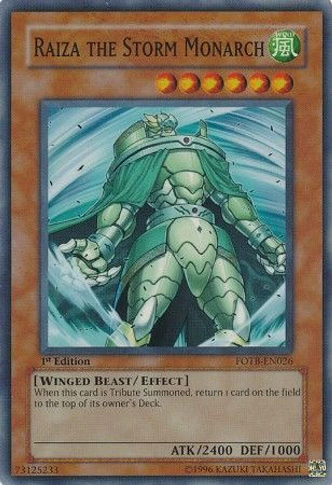 Raiza the Storm Monarch - FOTB-EN026 - Super Rare 