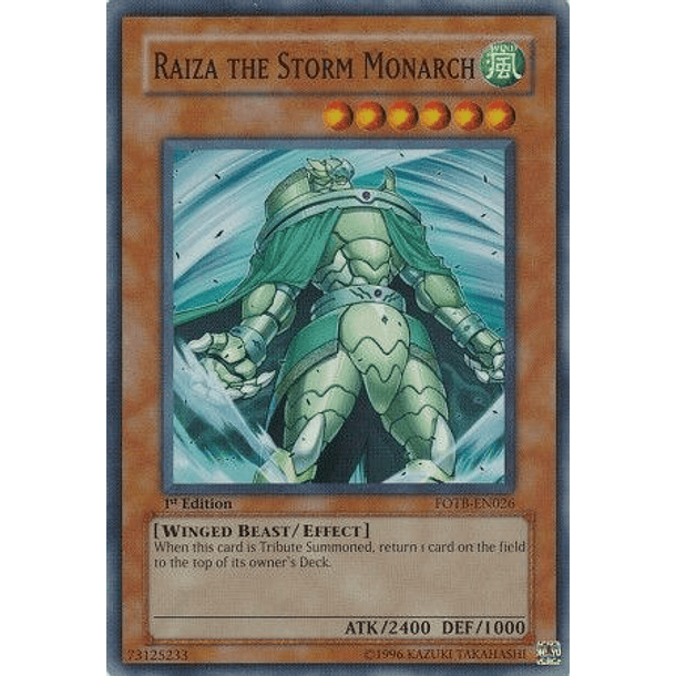 Raiza the Storm Monarch - FOTB-EN026 - Super Rare 