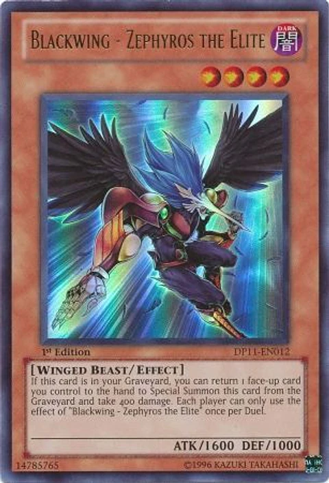 Blackwing - Zephyros the Elite - DP11-EN012 - Ultra Rare