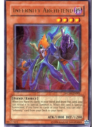 Infernity Archfiend - WC09-EN001 - Ultra Rare
