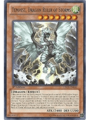 Tempest, Dragon Ruler of Storms - LTGY-EN041 - Rare