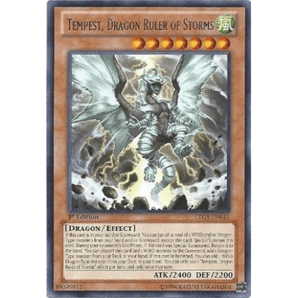 Tempest, Dragon Ruler of Storms - LTGY-EN041 - Rare
