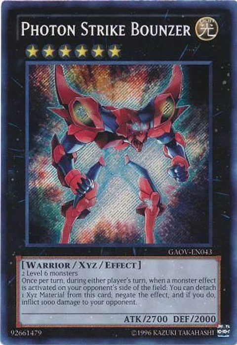 Photon Strike Bounzer - GAOV-EN043 - Secret Rare