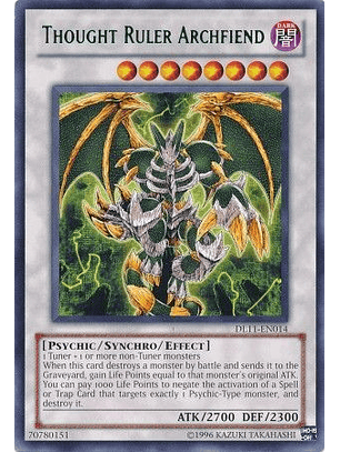 Thought Ruler Archfiend - DL11-EN014 - Rare