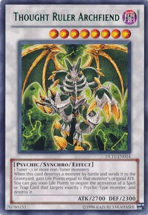 Thought Ruler Archfiend - DL11-EN014 - Rare