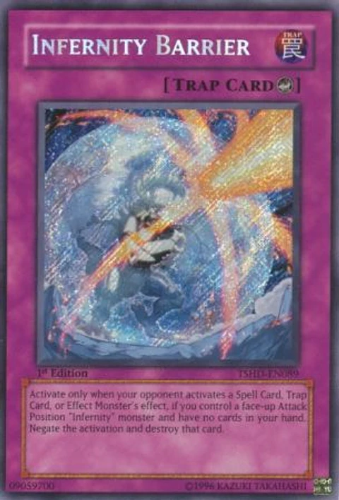 Infernity Barrier - TSHD-EN089 - Secret Rare 1st Edition