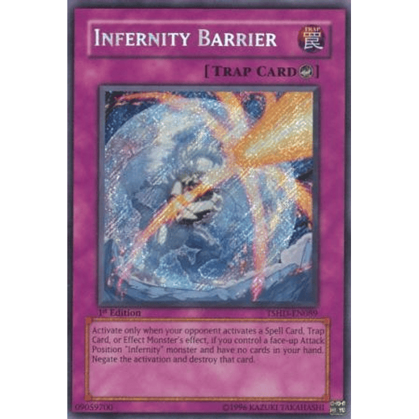 Infernity Barrier - TSHD-EN089 - Secret Rare 1st Edition