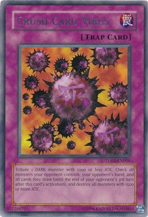 Crush Card Virus - TU01-EN006 - Rare