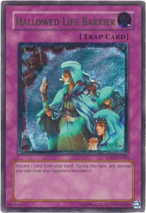 Ultimate Rare - Hallowed Life Barrier - SOD-EN060 (jugada)
