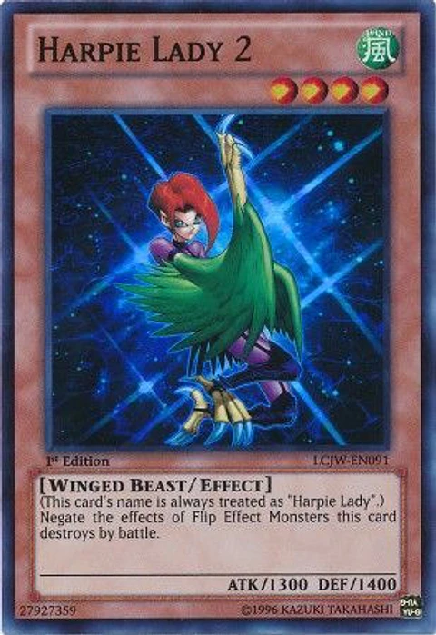 Harpie Lady 2 - LCJW-EN091 - Super Rare