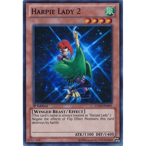 Harpie Lady 2 - LCJW-EN091 - Super Rare