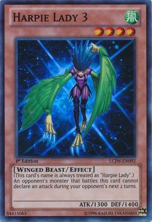 Harpie Lady 3 - LCJW-EN092 - Super Rare 1