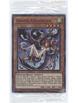 Harpie Channeler - LART-EN022 - Limited Edition Ultra Rare (Sealed)