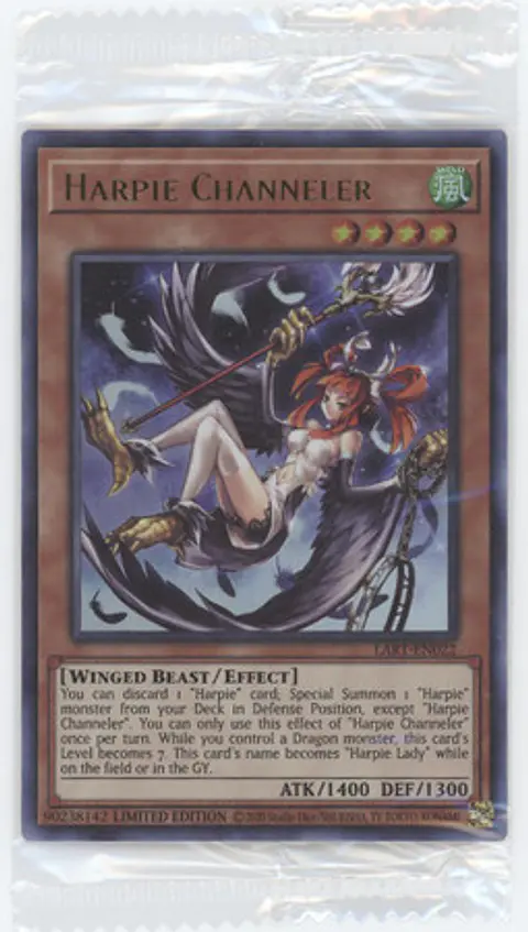 Harpie Channeler - LART-EN022 - Limited Edition Ultra Rare (Sealed)