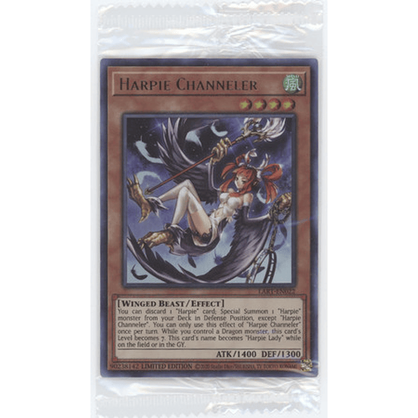 Harpie Channeler - LART-EN022 - Limited Edition Ultra Rare (Sealed)