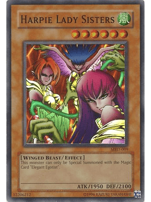 Harpie Lady Sisters - MRD-009 - Super Rare