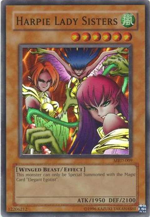 Harpie Lady Sisters - MRD-009 - Super Rare