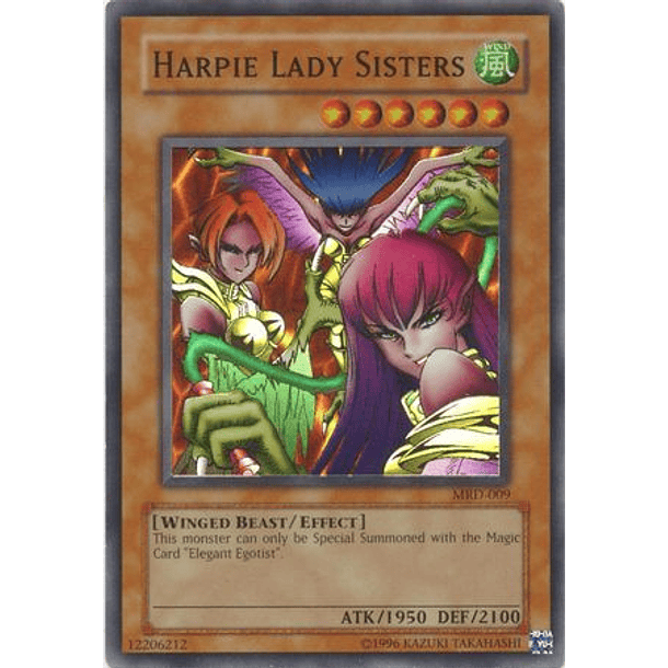 Harpie Lady Sisters - MRD-009 - Super Rare