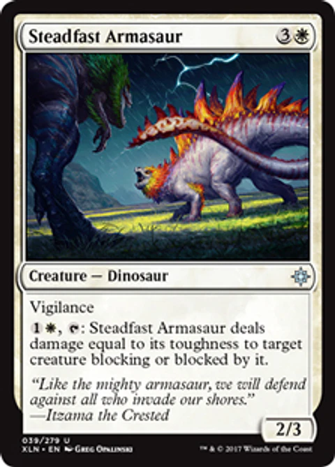 Steadfast Armasaur - XLN