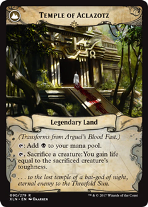Arguel's Blood Fast / Temple of Aclazotz - XLN 